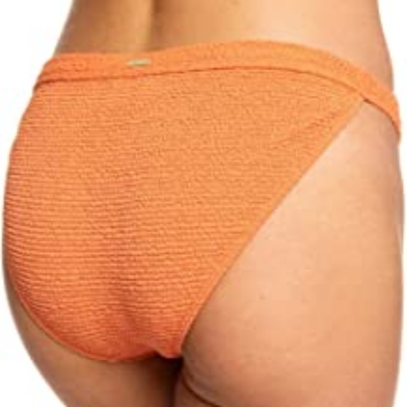 Nwt Roxy | sun memory full coverage bikini bottom crinkle texture - Picture 3 of 9